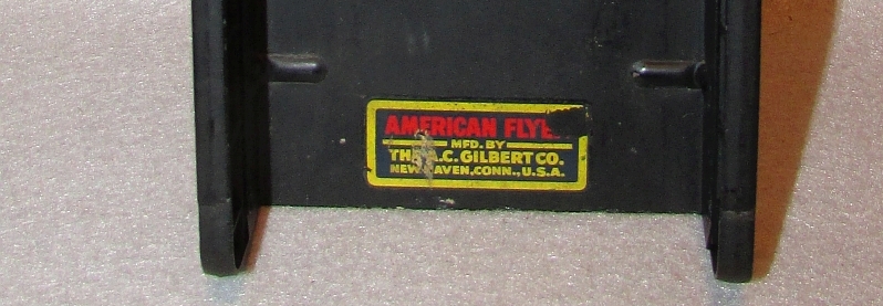 Deck showing Gilbert decal