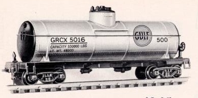 500 Tank Car from Catalog
