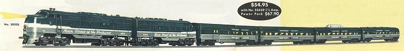 57 NP Passenger set.jpg (82640 bytes)