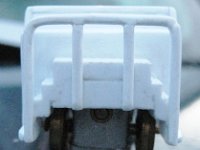 Maintenance Car Reproduction - End view mounted on Lindsay power unit