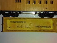 Inside Markings of Reproduction and Fantasy HO Cars