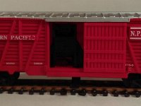 A Fantasy HO Pig Palace Hay-Jector Car - Decorated much like the 33004 Pig Palace stock car, but using a Hay-Jector body and chassis.